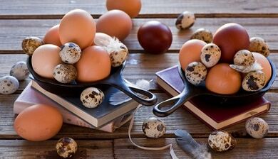 Huevos para aumentar el poder en los hombres