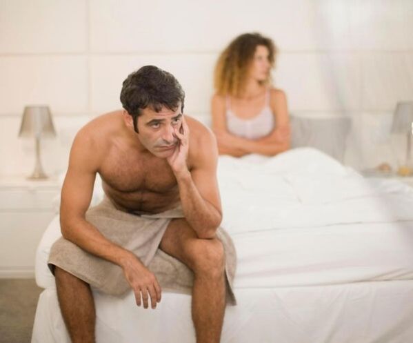 Un hombre tiene problemas de poder